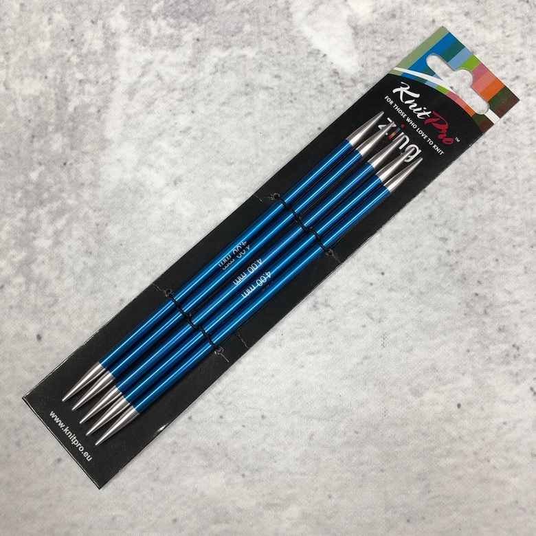 Knit Pro спицы чулочные Zing 15 см/4мм