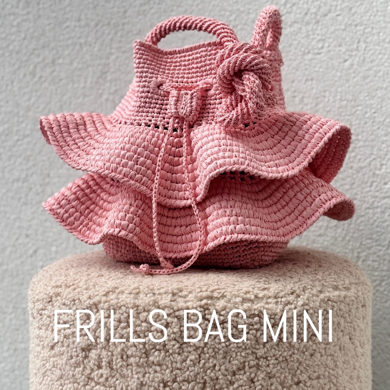 Описание сумки крючком FRILLS BAG mini