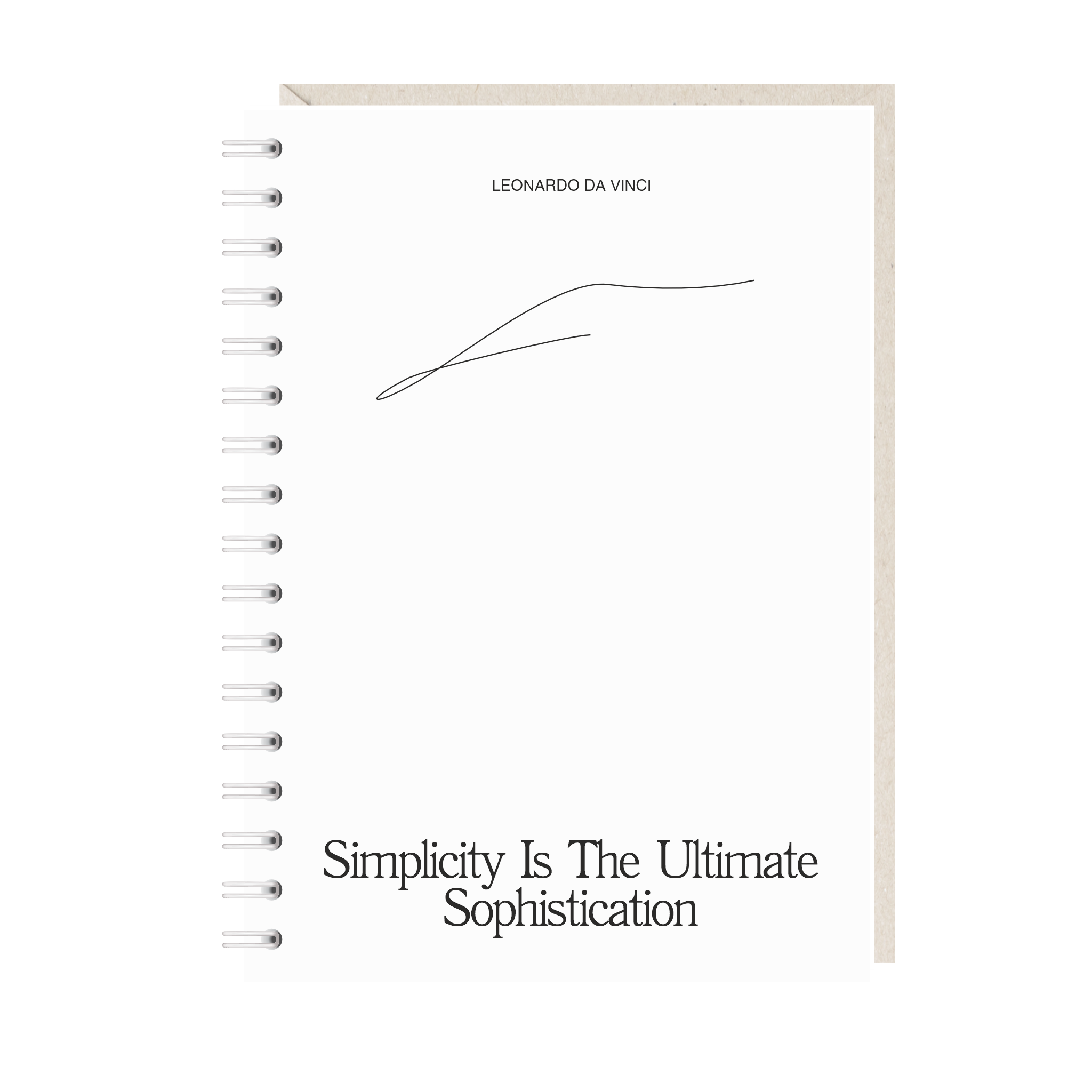 Блокнот А6. Простота - это высшая утончённость