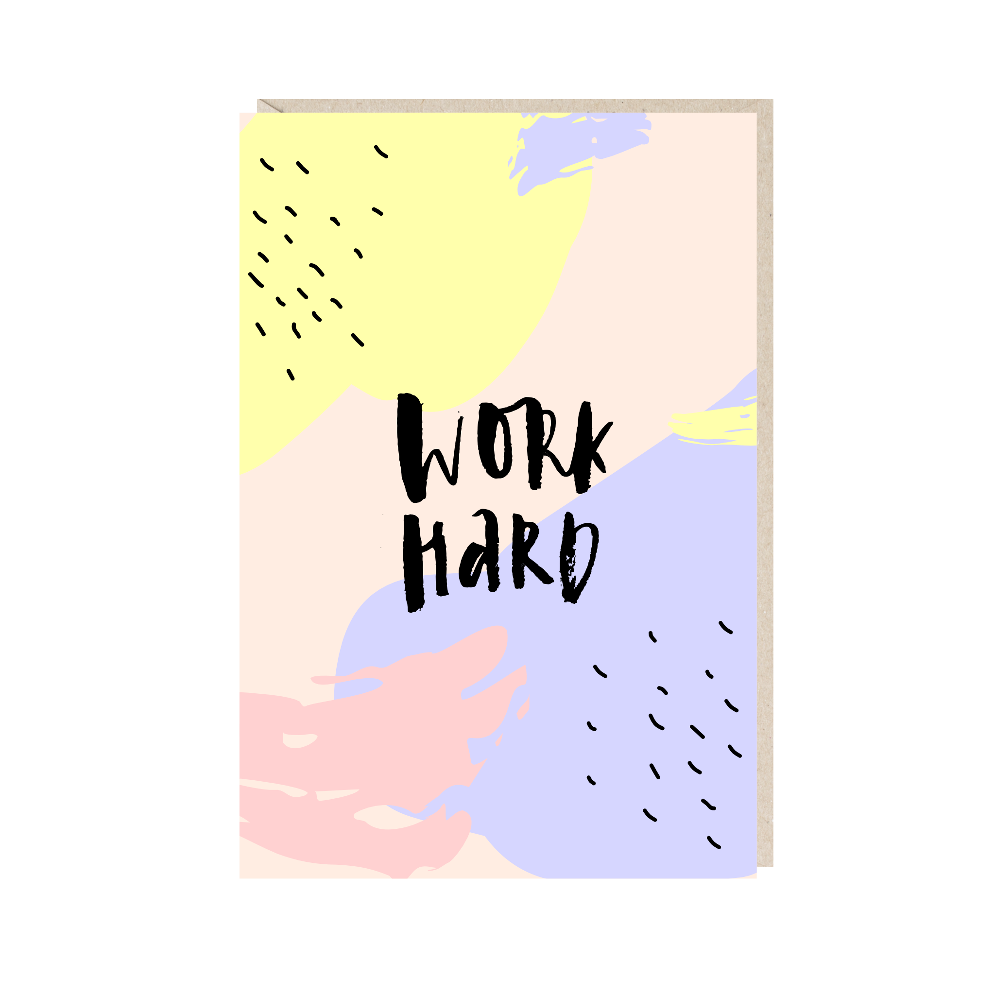 Открытка 10х15. Усердно работай