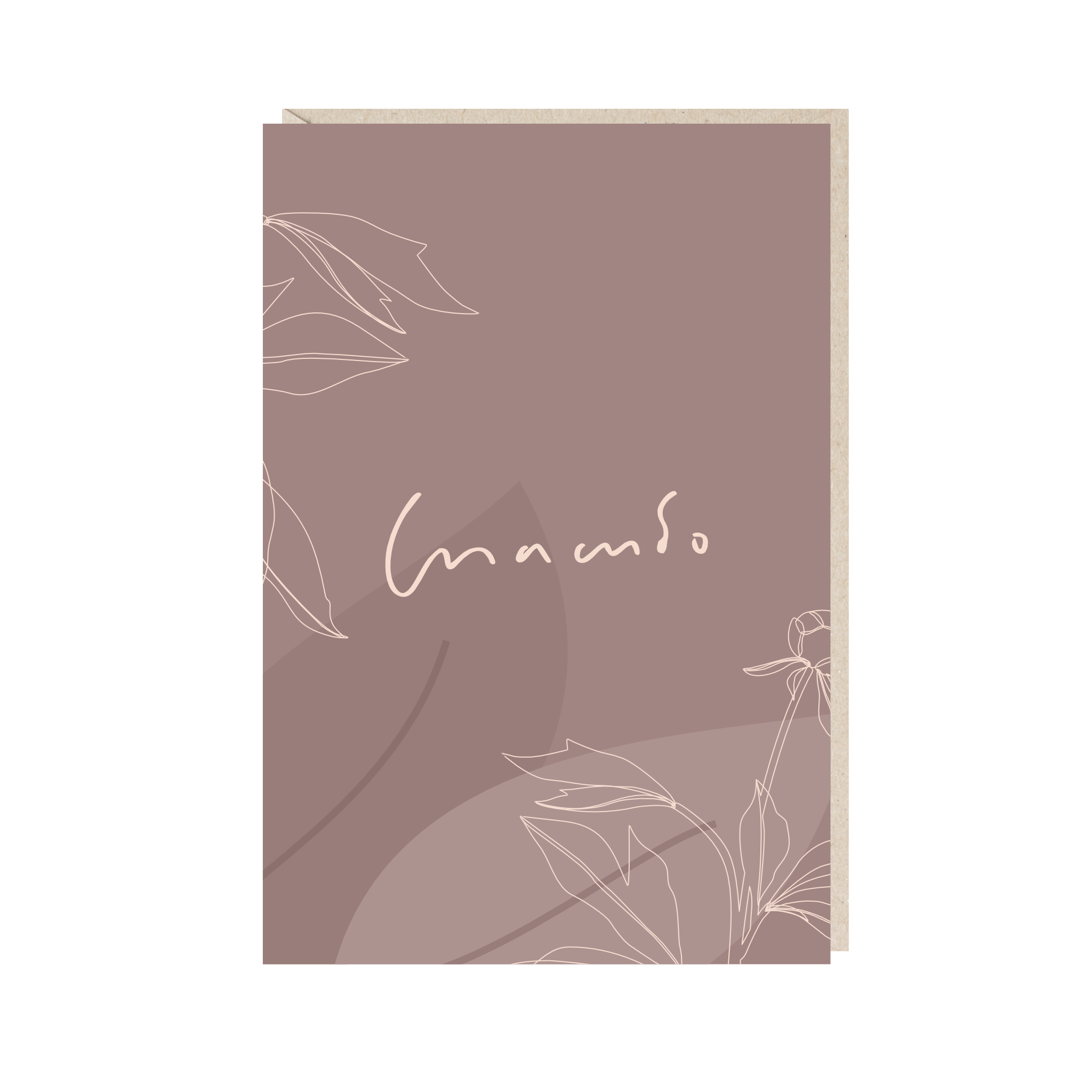 Открытка 10х15. Спасибо