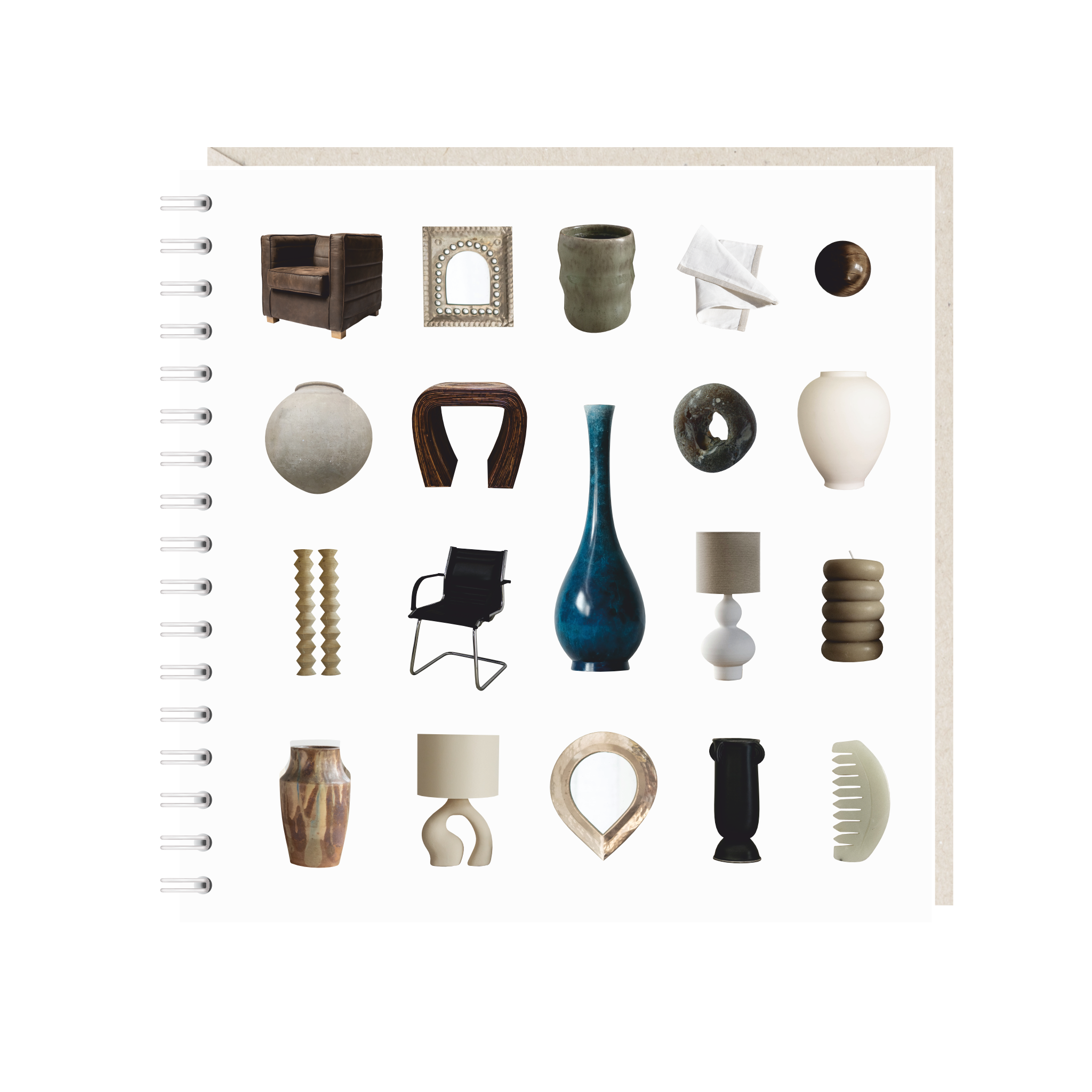 Блокнот 15х15. Снаружи - то, что внутри