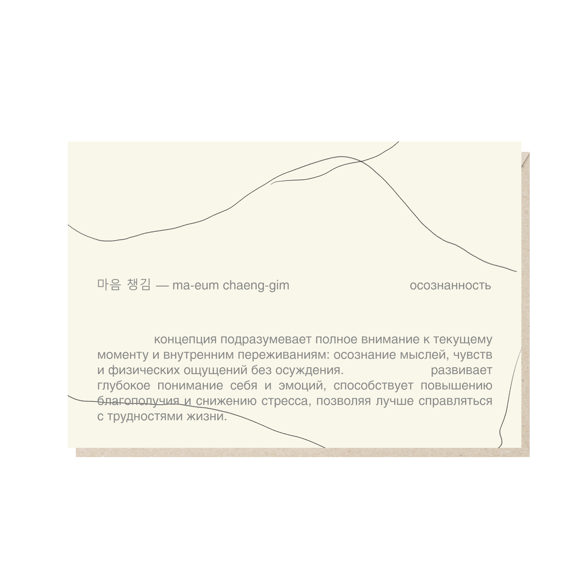 Открытка 10х15. Осознанность