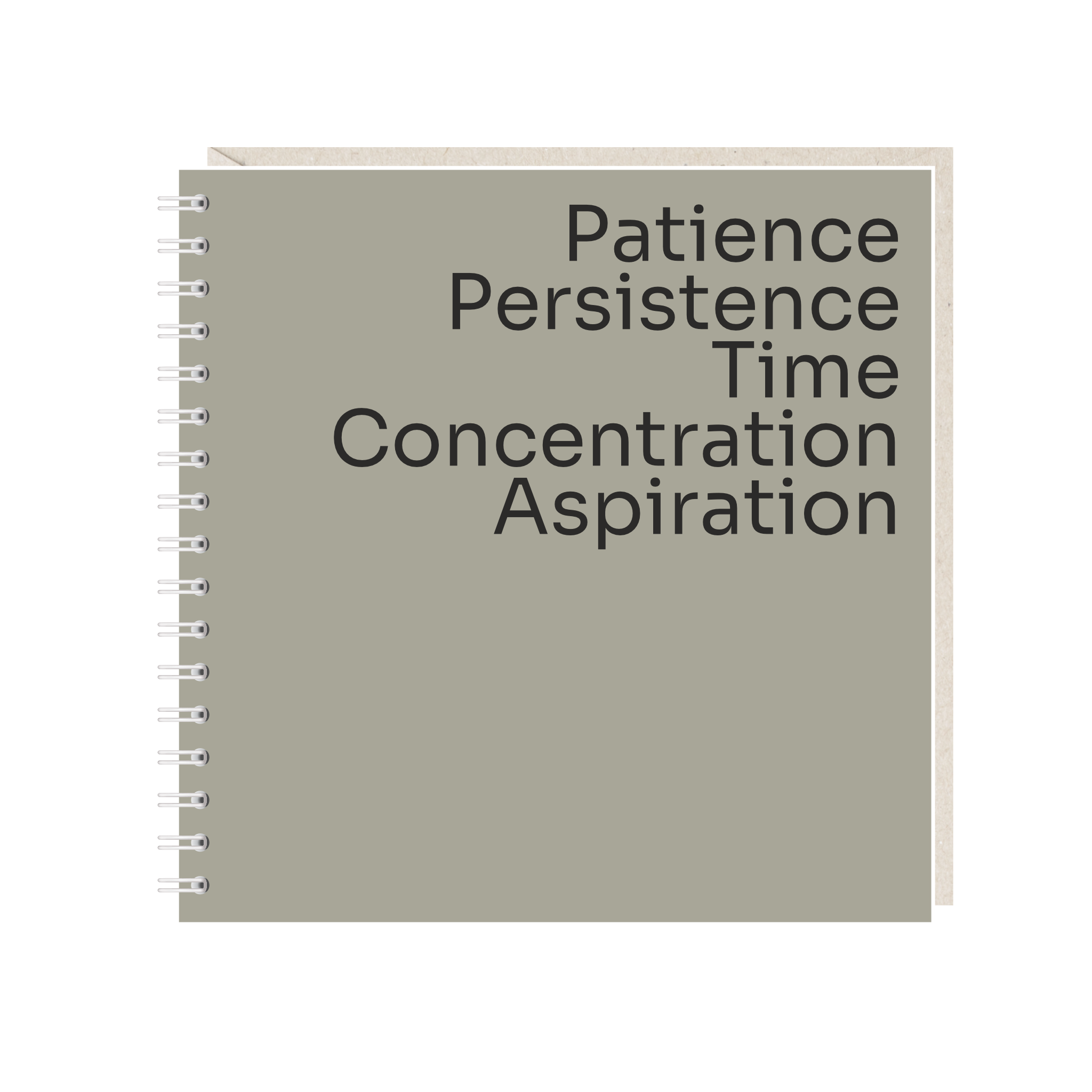 Блокнот 15х15. Терпение