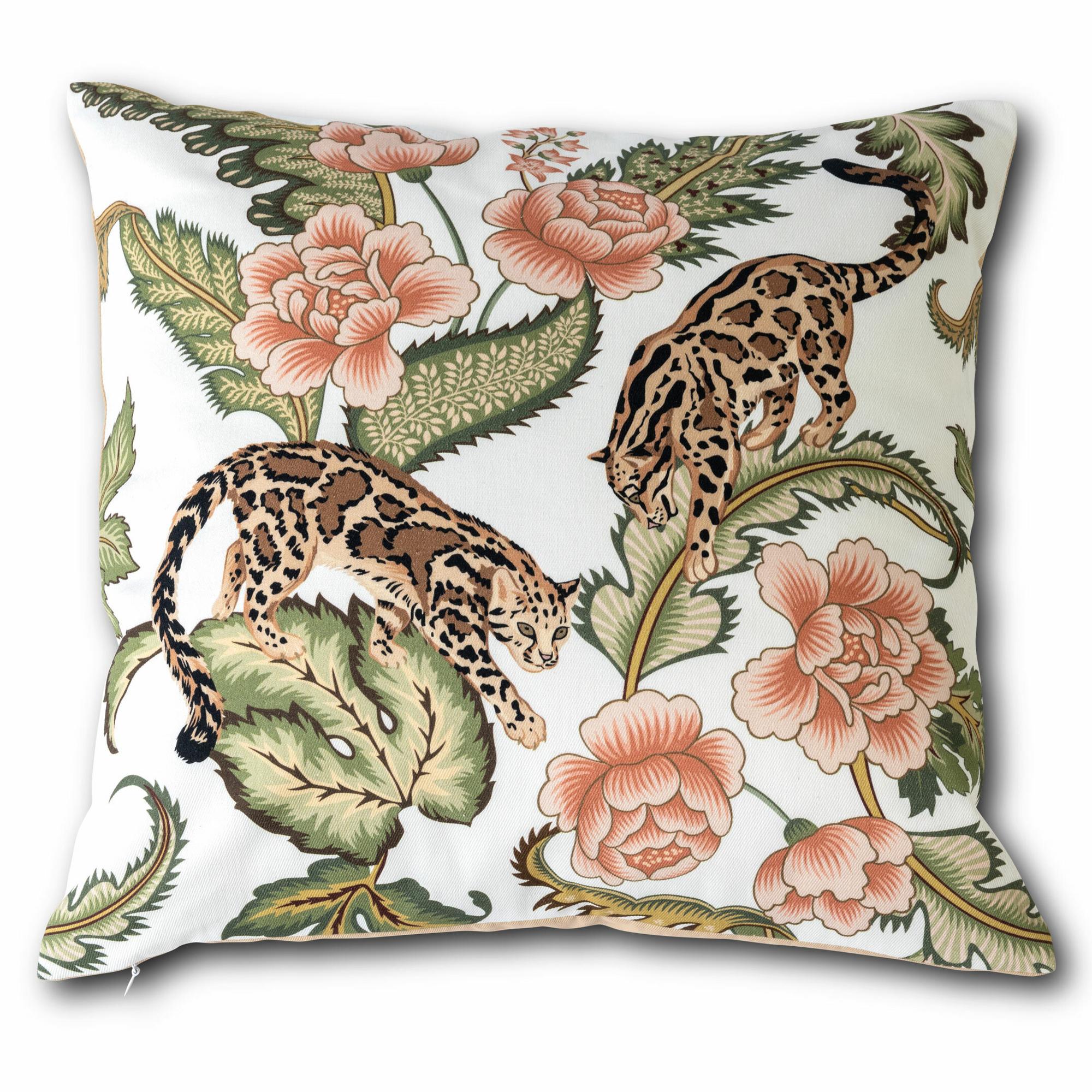 Наволочка декоративная  Кошки в утреннем саду, 40х40 см