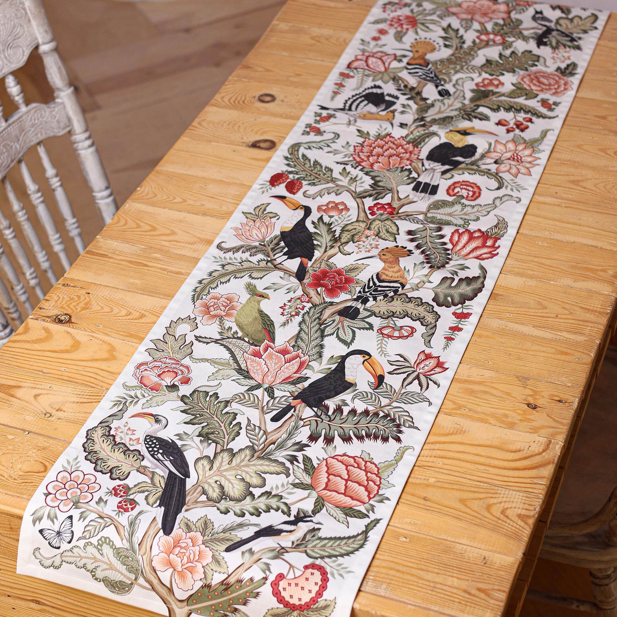 Дорожка на стол Птицы , 40х150см