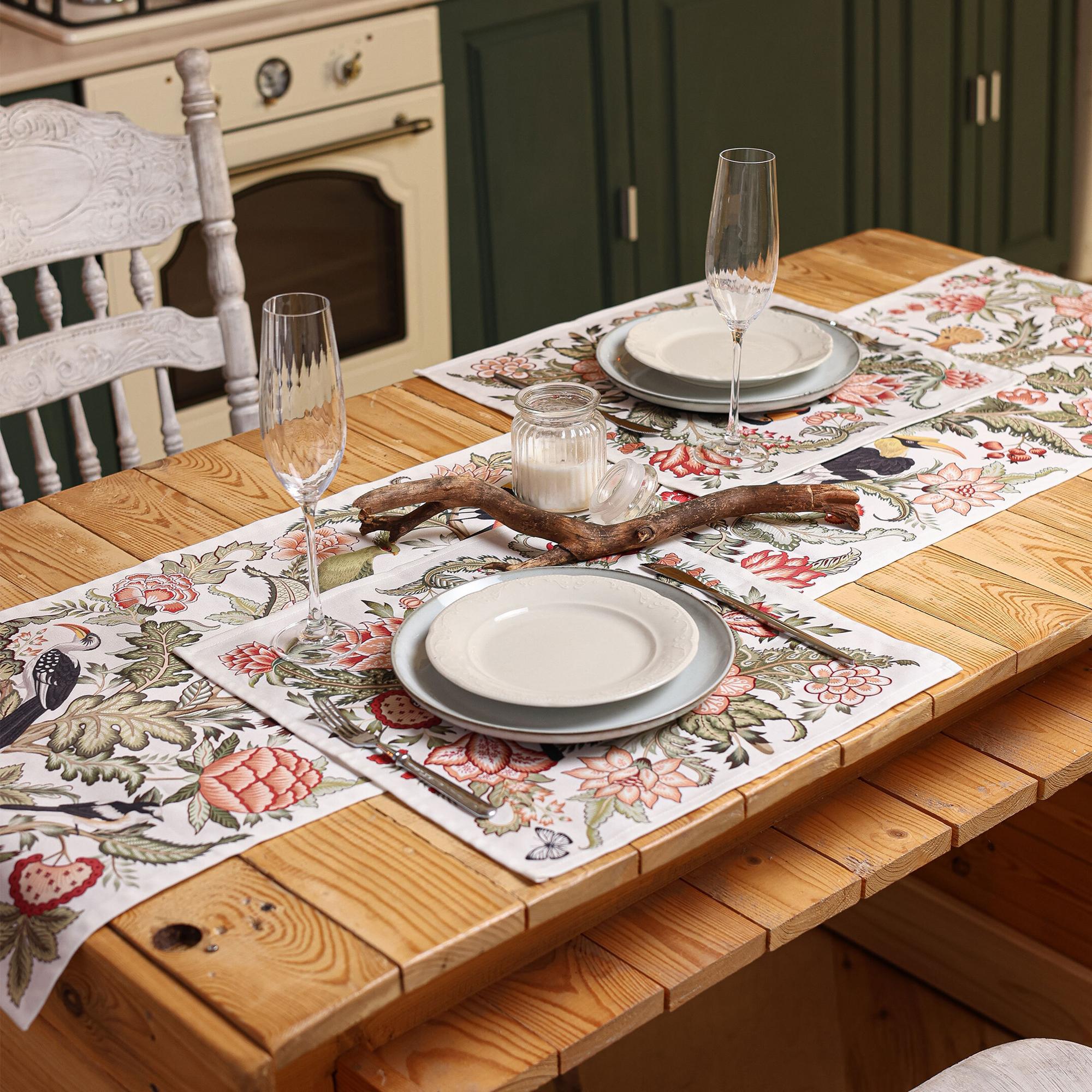 Дорожка на стол Птицы , 40х150см