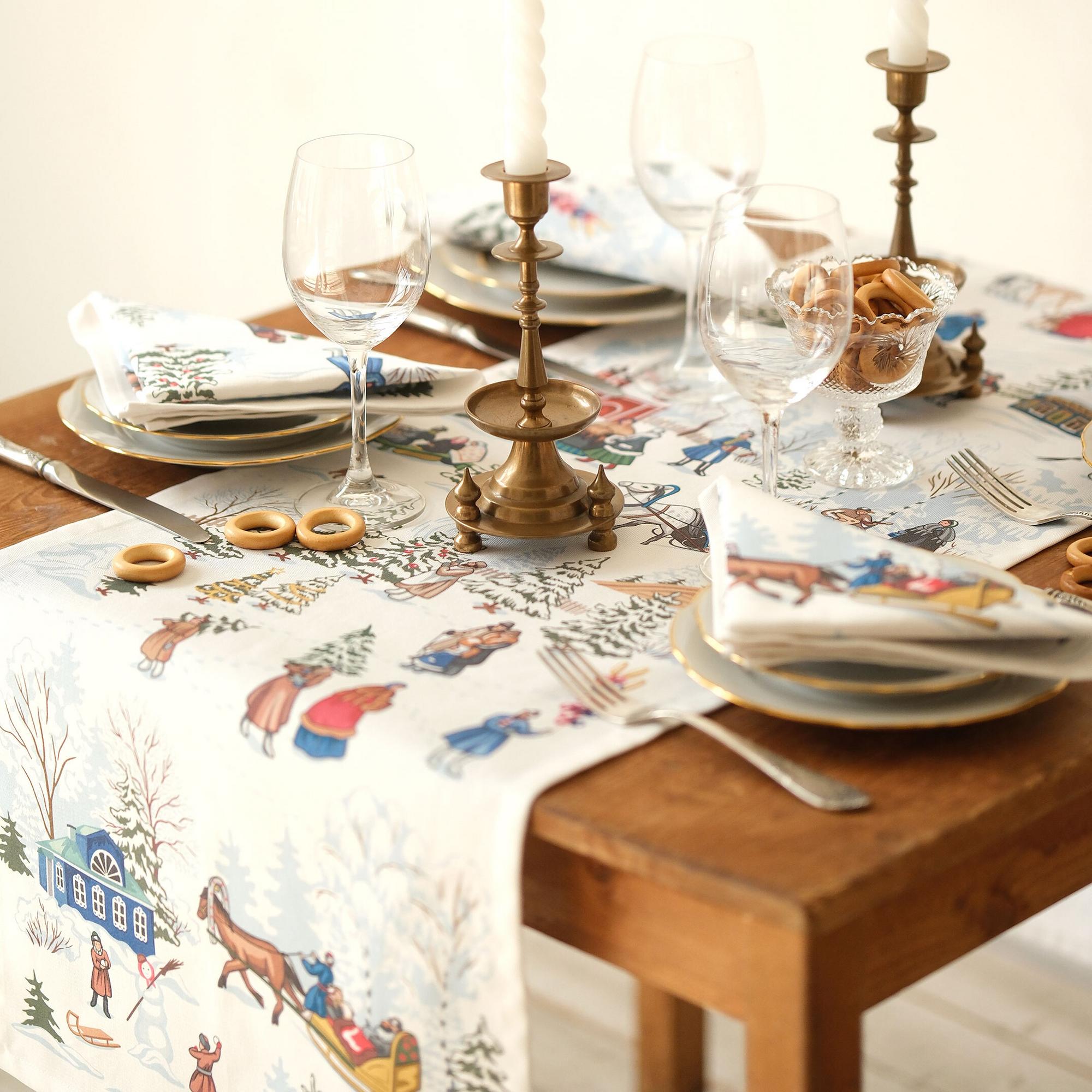 Дорожка на стол Рождество, 40х150см