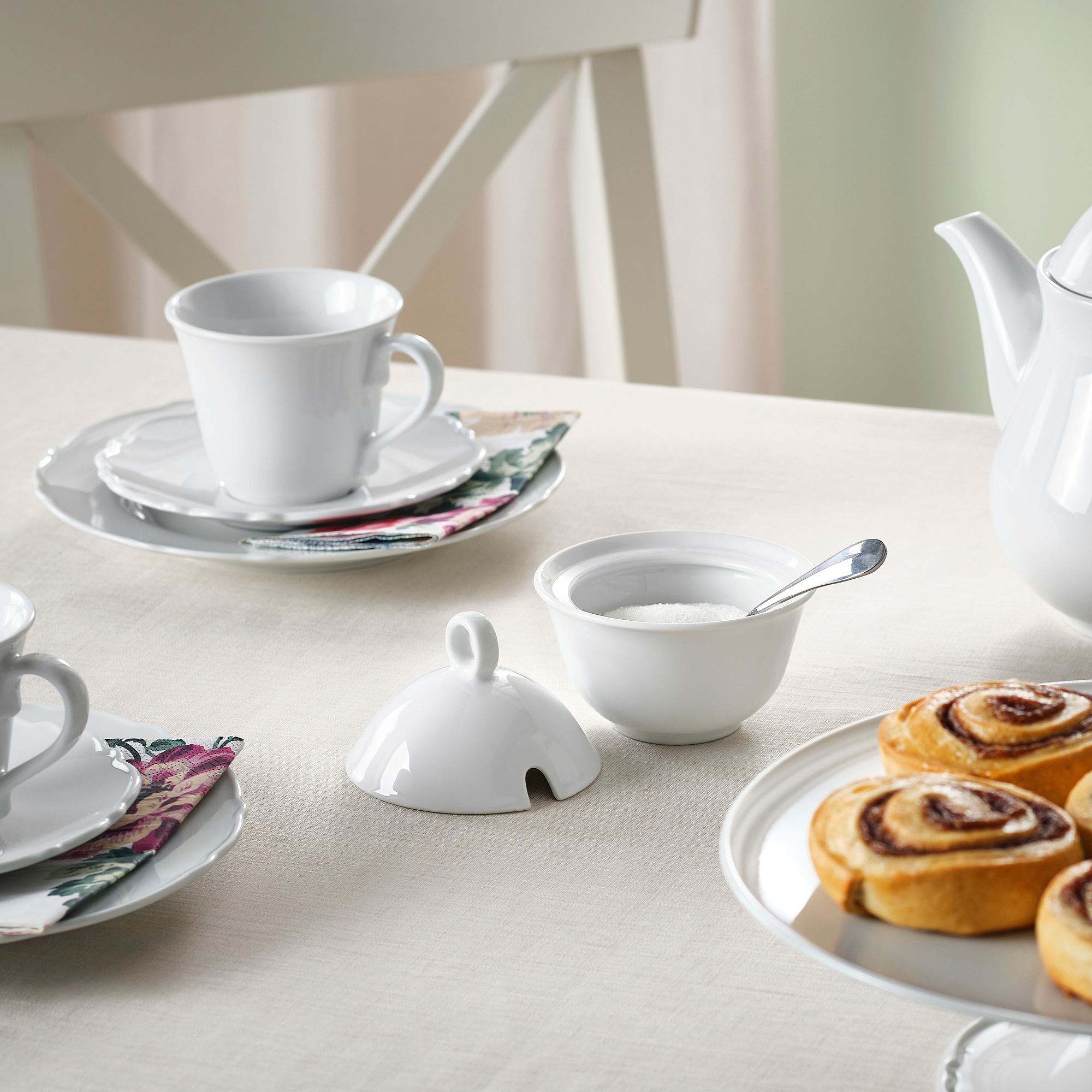 UPPLAGA IKEA Сахарница порционная, белая, 10 см