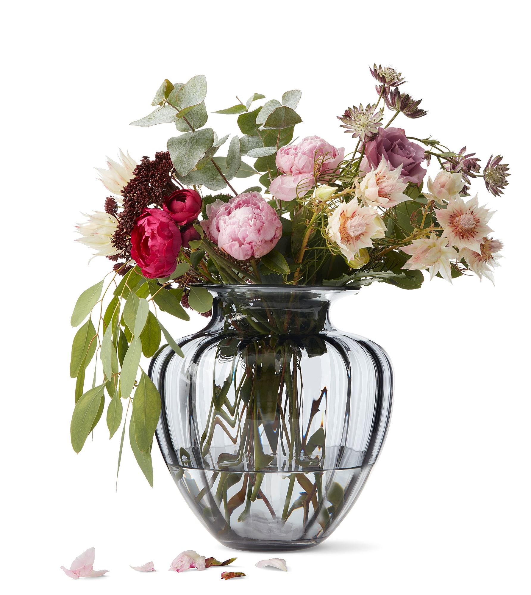 TONSATTA IKEA Ваза, серый, 27 см