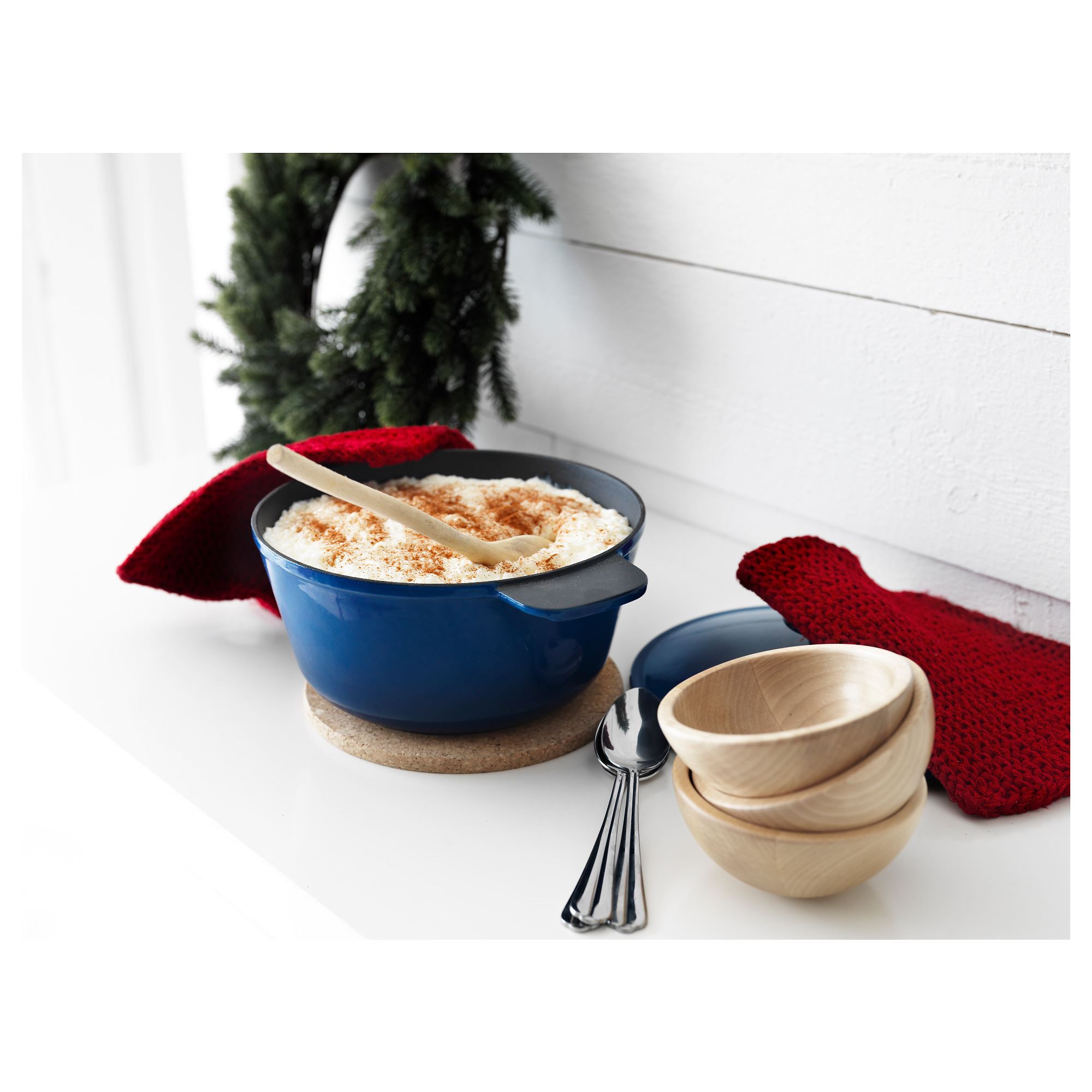 BLANDA IKEA Сервировочная миска, бамбук 12 см