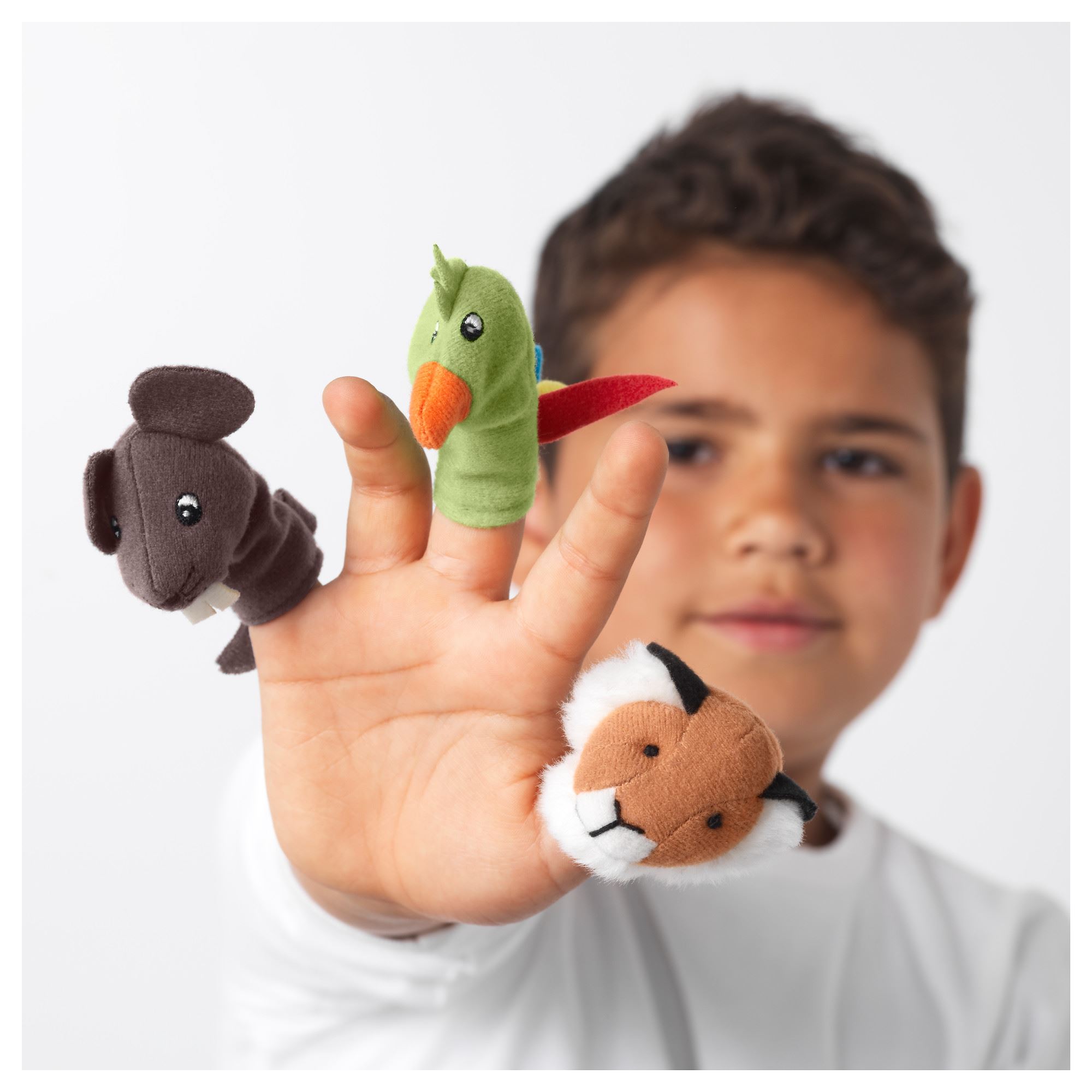 TITTA IKEA DJUR ТИТТА ДЬЮР Кукла на палец, разные цвета