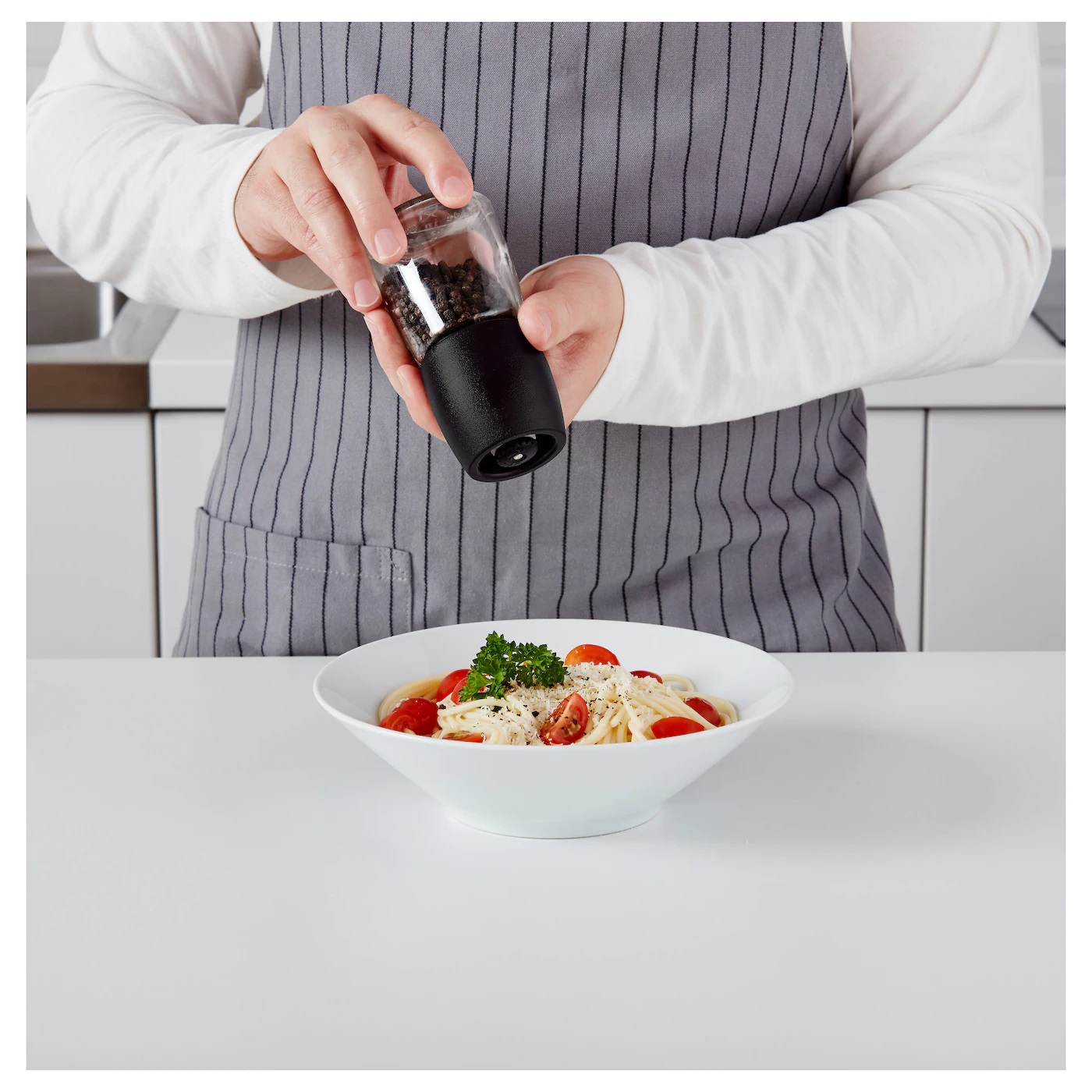 IKEA 365+ IHARDIG Мельница для специй, черный 12.5 см