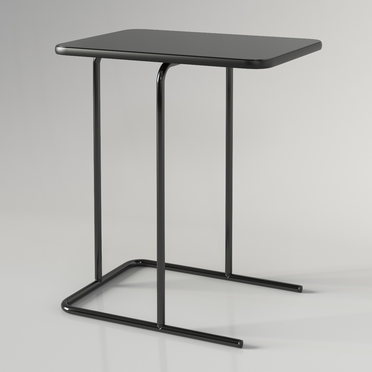 RIAN IKEA РИАН Придиванный столик, черный 55x40 см (ТОВАР ВЫШЕЛ ИЗ АССОРТИМЕНТА)