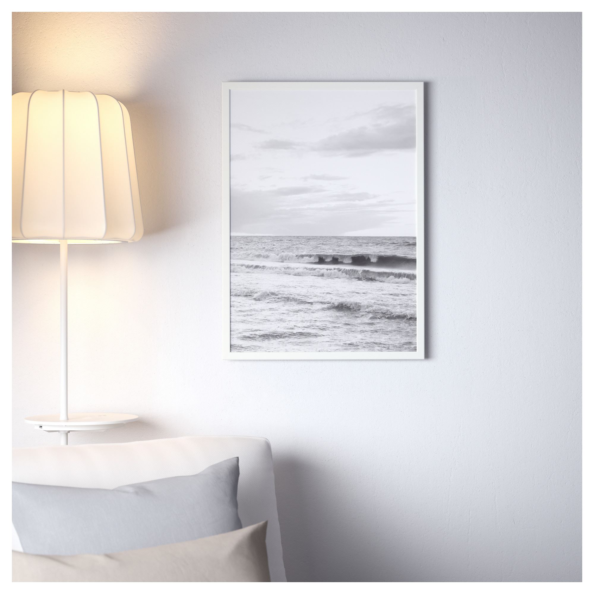 FISKBO IKEA Рамка для фото, белый, 50x70 см