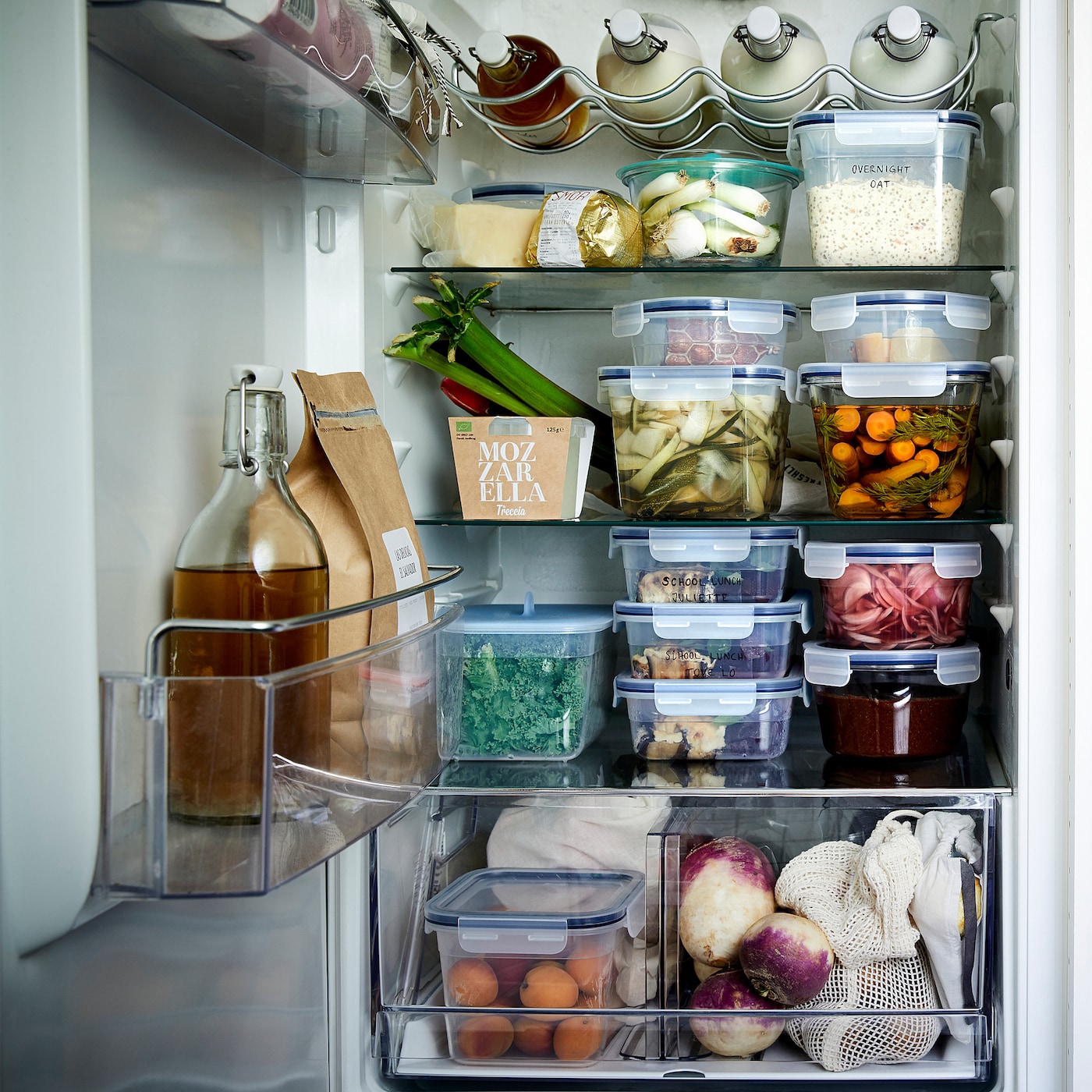 IKEA 365+ Контейнер для продуктов с крышкой, пластик, 6 шт.