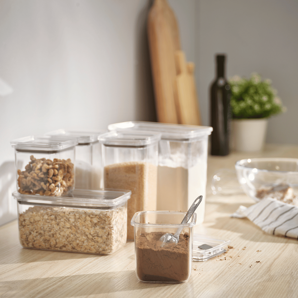 KORALLVIPPA IKEA Банка для сухих продуктов, 6шт, прозрачный