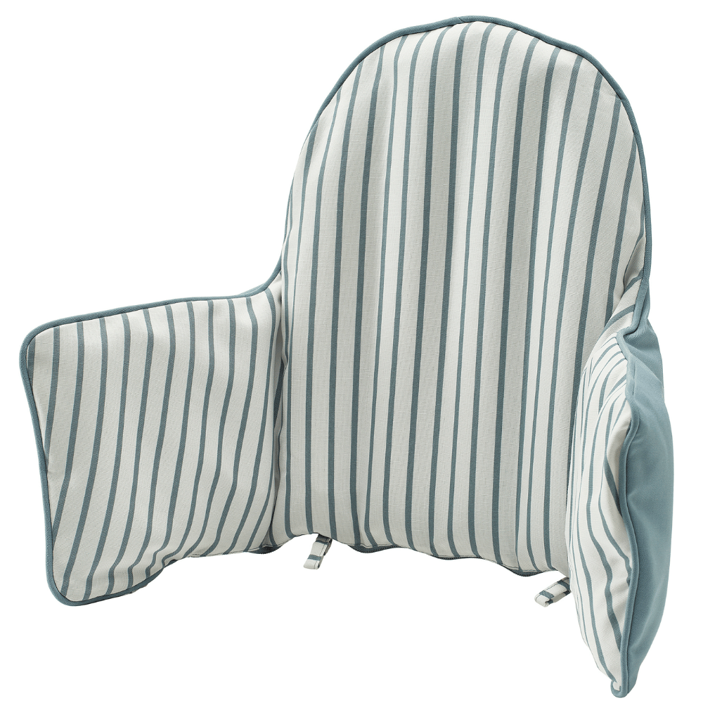ANTILOP IKEA Поддерживающая подушка и чехол, синий/белый в полоску