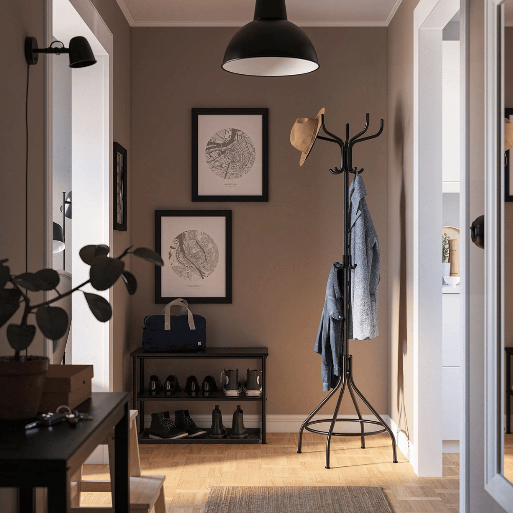 NIPASEN IKEA Вешалка, чёрный, 181 см