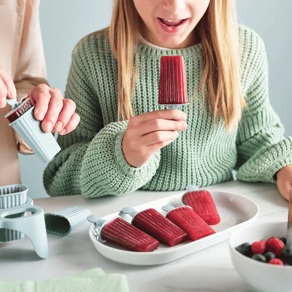 UPPFYLLD IKEA Форма для приготовления мороженого на палочке, светло-бирюзовая