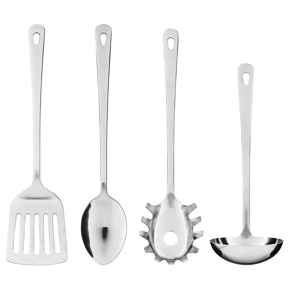 GRUNKA IKEA Кухонные принадлежности,4 предмета, нержавеющ сталь