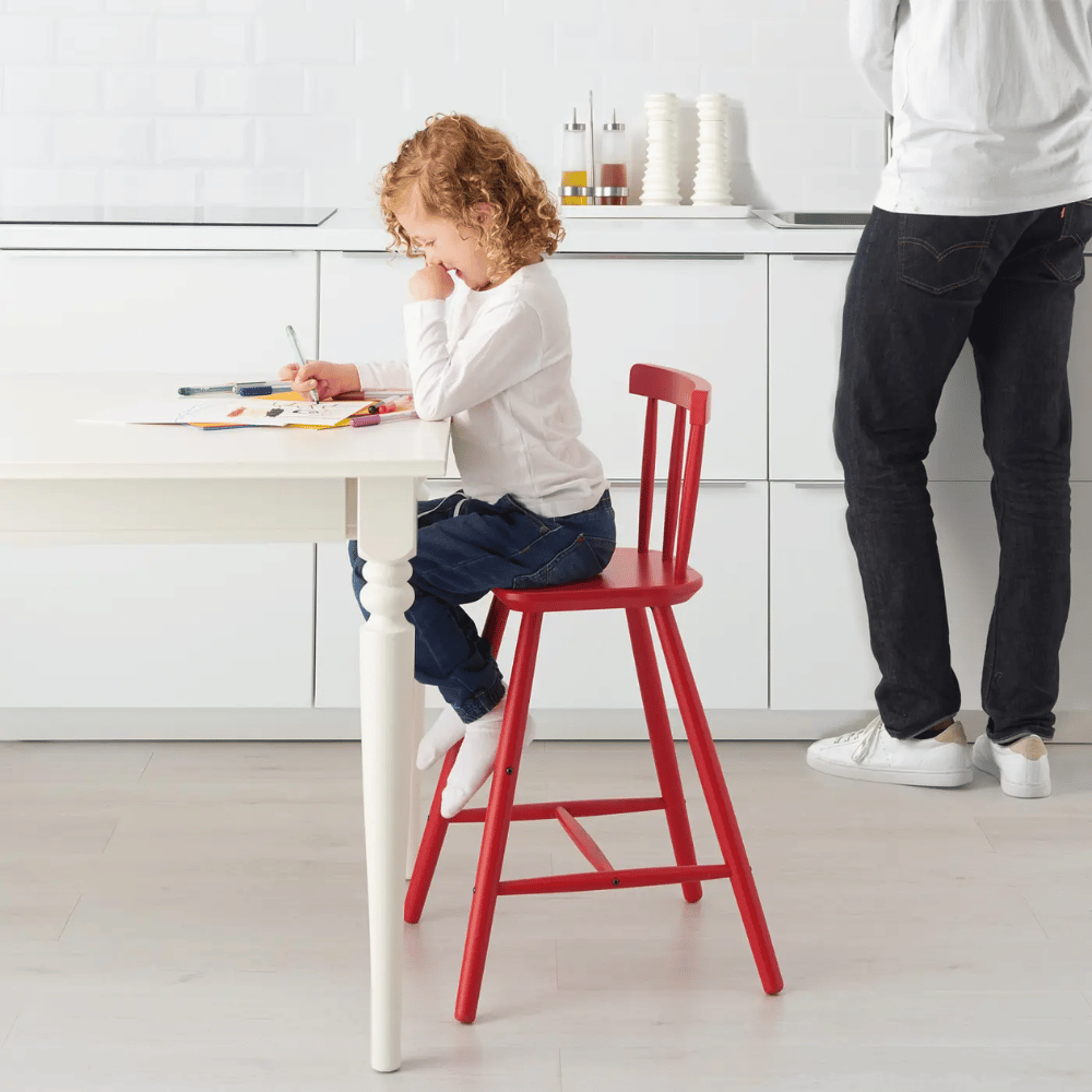 AGAM IKEA Детский стул, красный