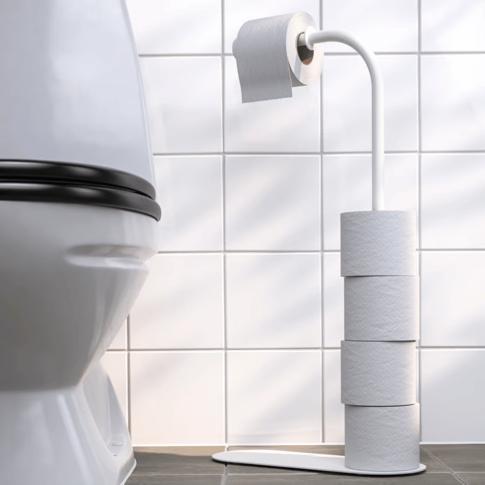 ENUDDEN IKEA Держатель для туалетной бумаги, белый, 60 см