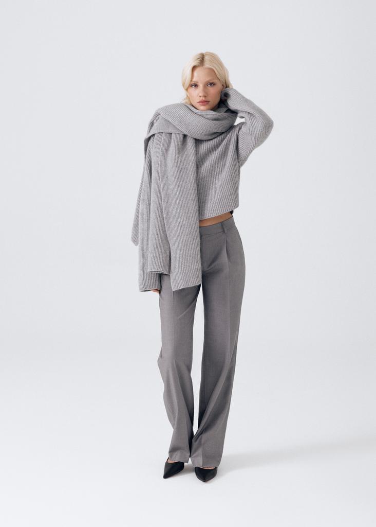 Шарф объемный из 100% премиального кашемира