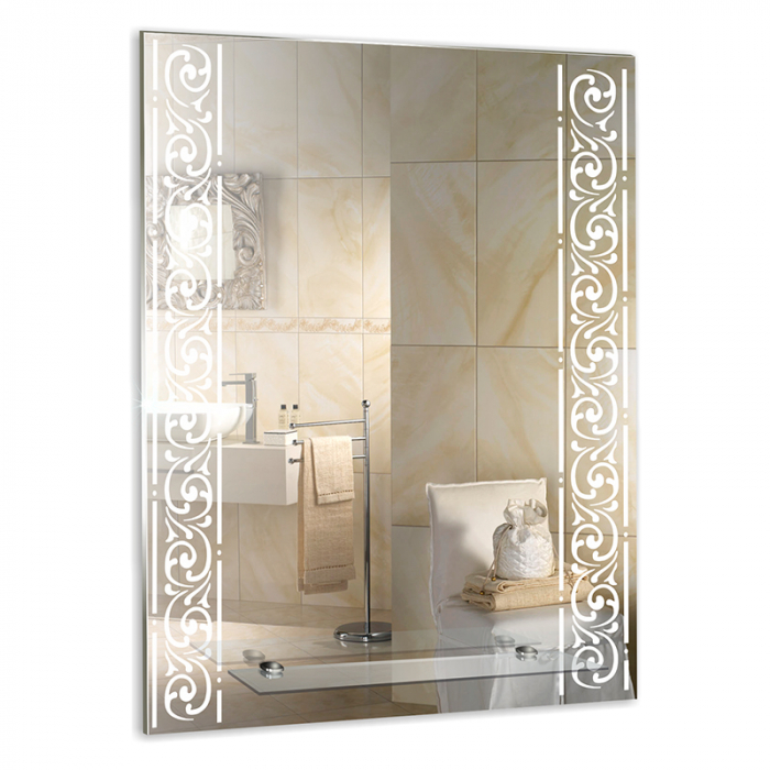 Зеркало  "Барокко" 535*685 с полкой