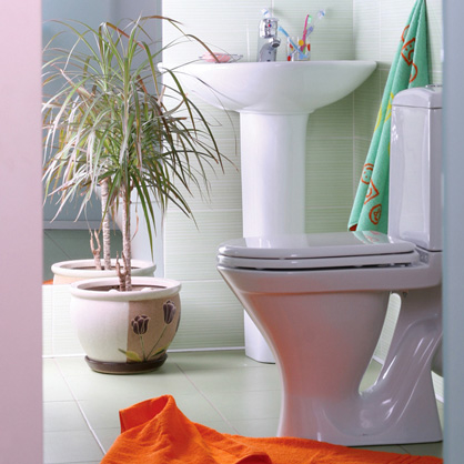 Унитаз-компакт "Аттика" Эконом с сидением стандарт Sanita