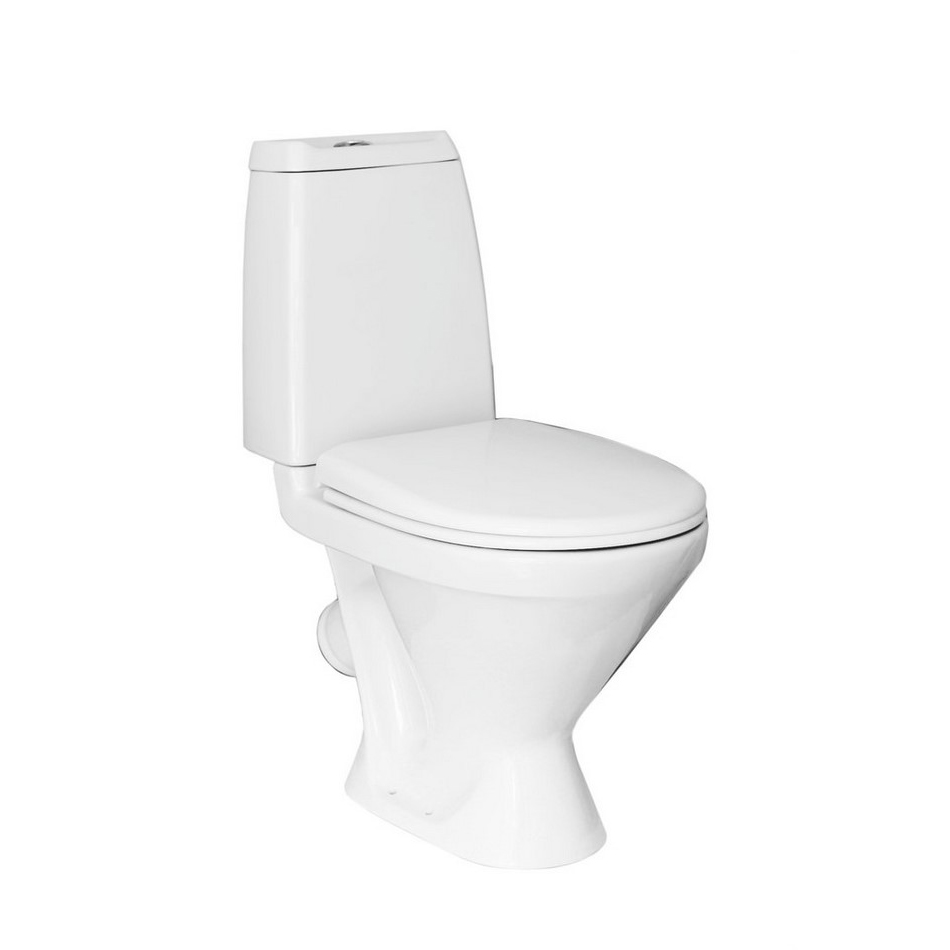 Унитаз-компакт Кама Эконом с сидением стандарт Sanita