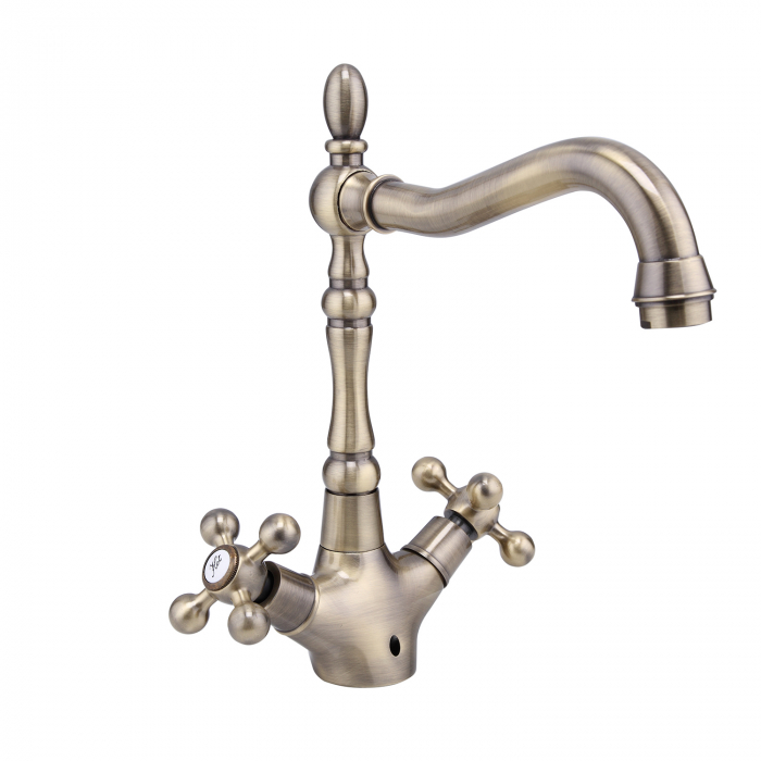 Смеситель для кухни 4019-4F 1/2 кер бронза FRAP