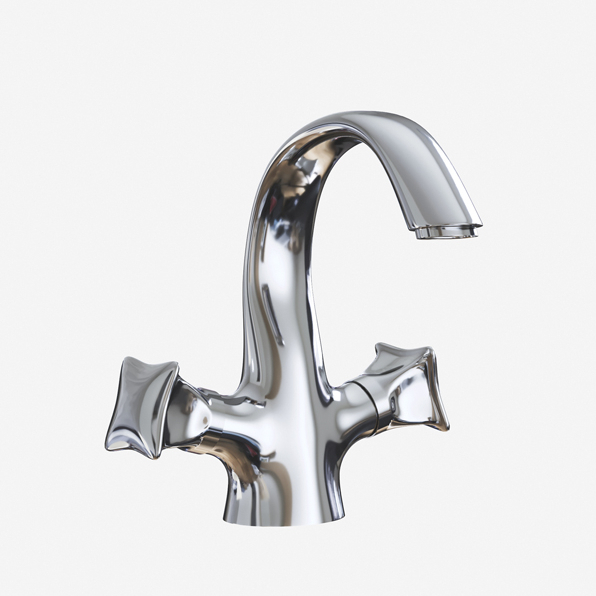 Смеситель ML11-04 для умывальника 1/2 кер. (без подводки) MIXLINE