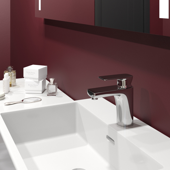 Смеситель ML12-04 для умывальника 40k  (без подводки) MIXLINE