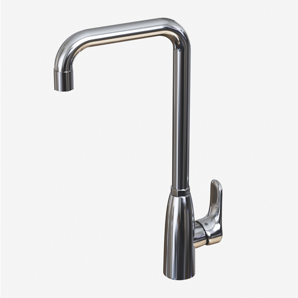 Смеситель ML13-032 для кухни 40k  высокий излив боковая ручка (без подводки) MIXLINE