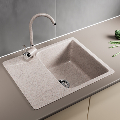 Мойка из искусственного мрамора GM26 470*580ММ