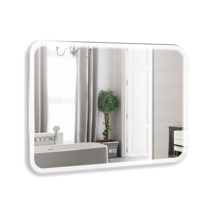 Зеркало "Стив-2" 915*685 сенс.выкл+подогрев+светод.подсветка MIXLINE