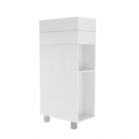 Тумба д/ванной "Мини - 40" белая правая под ум.SKY-40