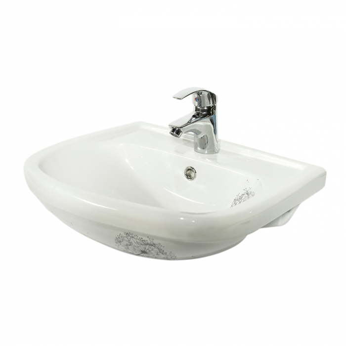 Умывальник "Альфана-52" белый ДЕКОР одуванчик Ст.Оскол