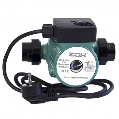 Насос циркуляционный  ZX 25-4 130, с гайками ZOX