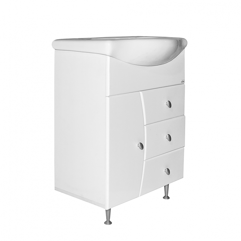 Тумба для ванной ПАРУС-60 под ум.Арго-60 (ПВХ)