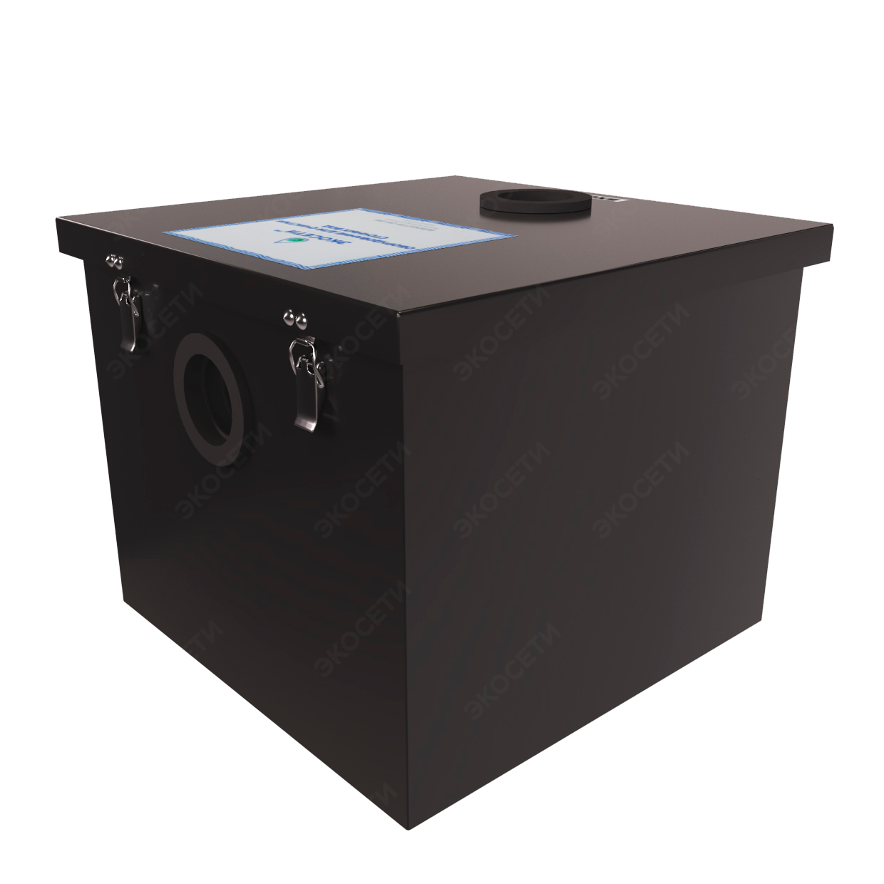 Жироуловитель Ecoseti Black 20 (0.35-20) Ду50