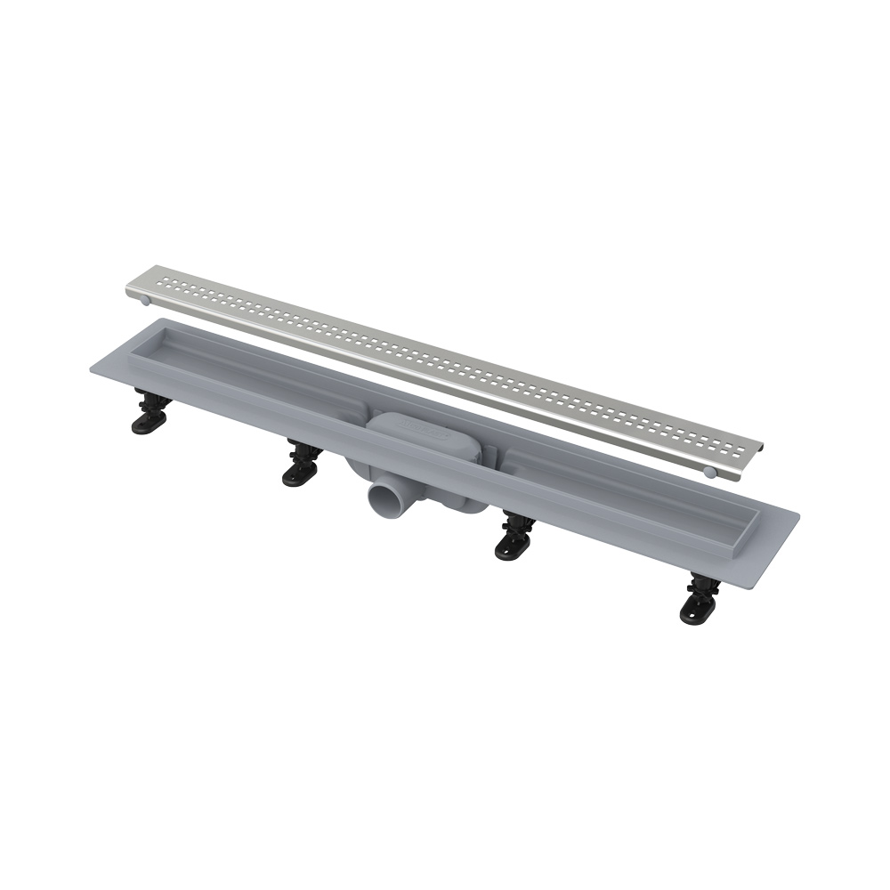 Водоотводящий желоб с порогами д/перф.реш APZ9-Simple AlcaPlast