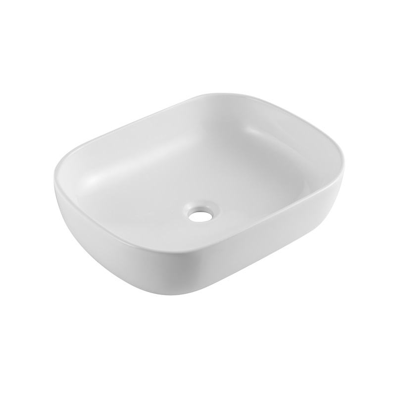 Раковина накладная (белая) AZ-41015 50х40х13,5 Azario