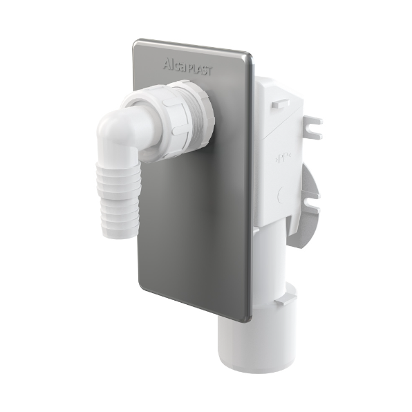 Минисифон APS3/М0410 для ст/маш.(пос.маш.) под штукат. хромир.пластик ALCAPLAST