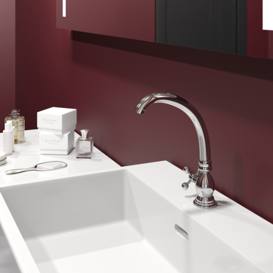 Смеситель ML07-05 для умывальника/мойки 1/2 кер. моно (без подводки) MIXLINE