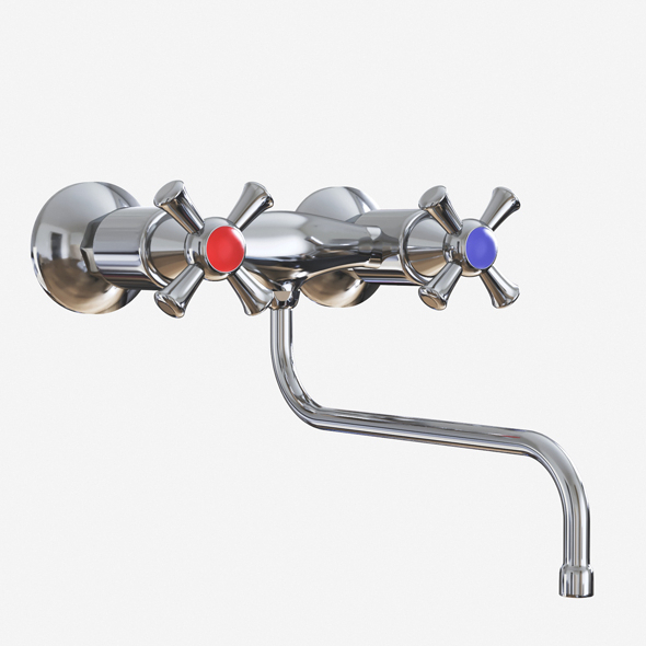 Смеситель ML10-06 для кухни настенный 1/2 кер.MIXLINE