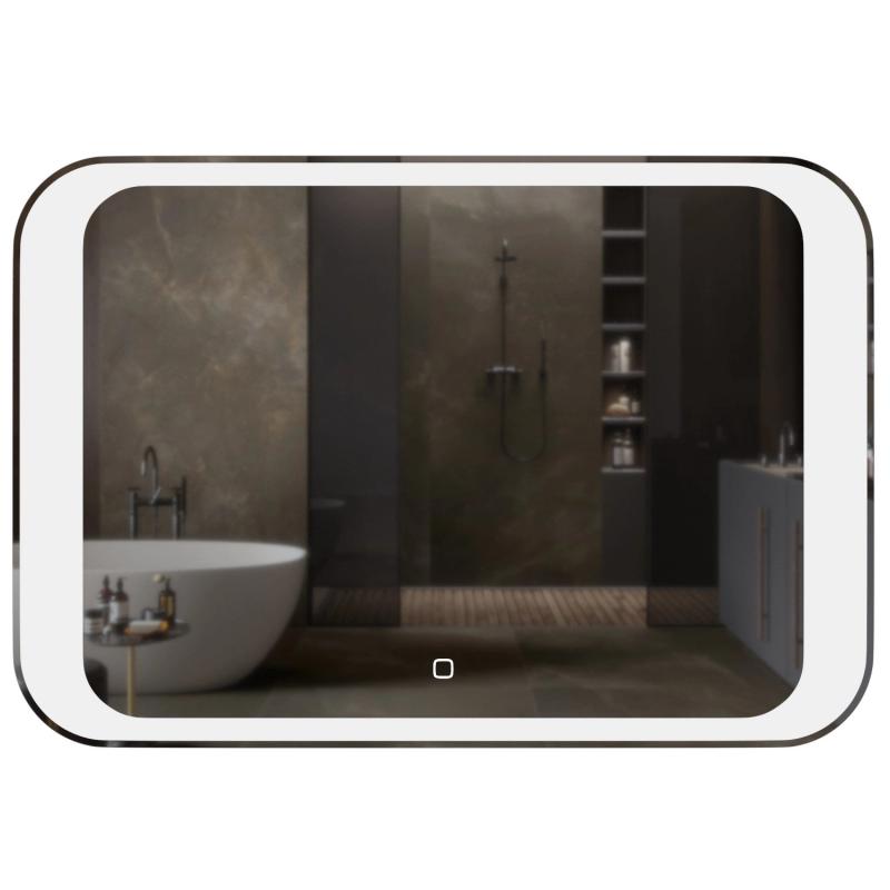 Зеркало Индиго 800х550 сенс.выкл,светодиодн.подсв.