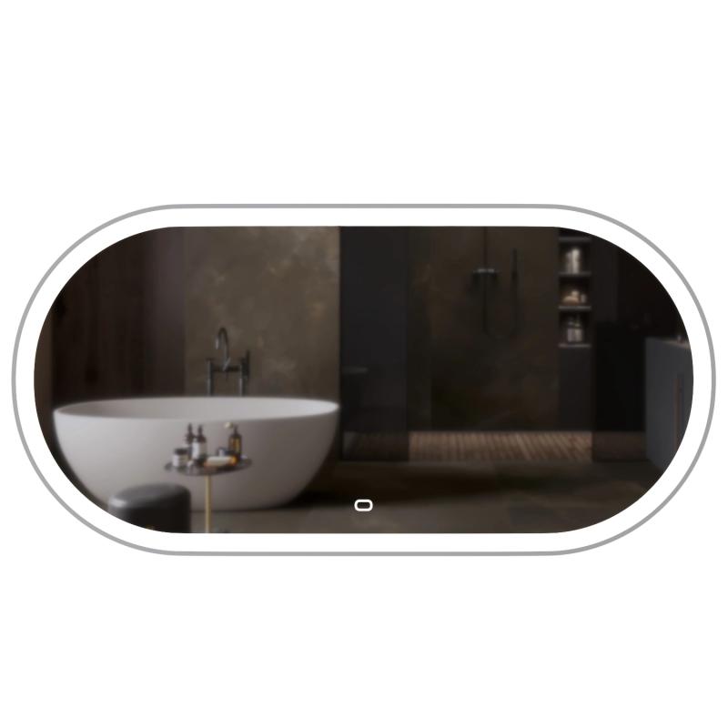 Зеркало Виола 500х1000 гор/верт, сенс.выкл,светодиодн.подсв.