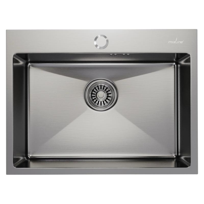 Мойка настол.монтаж 60х45 (3,0) САТИН 3 1/2 MIXLINE PRO